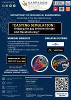 Casting Simulation: Bridging the gap between Design and Manufacturing 2023 Workshop Poster